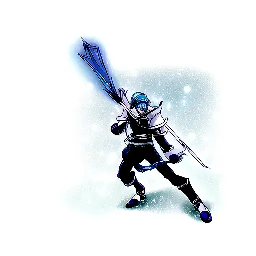 Arc Warden dota 2, winter tattoo design idea