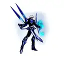 Arc Warden dota 2, winter tattoo design idea