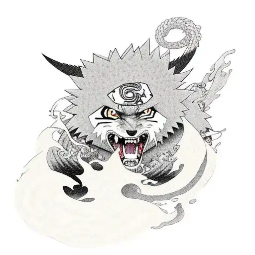 Naruto and jiraiya tattoo design idea