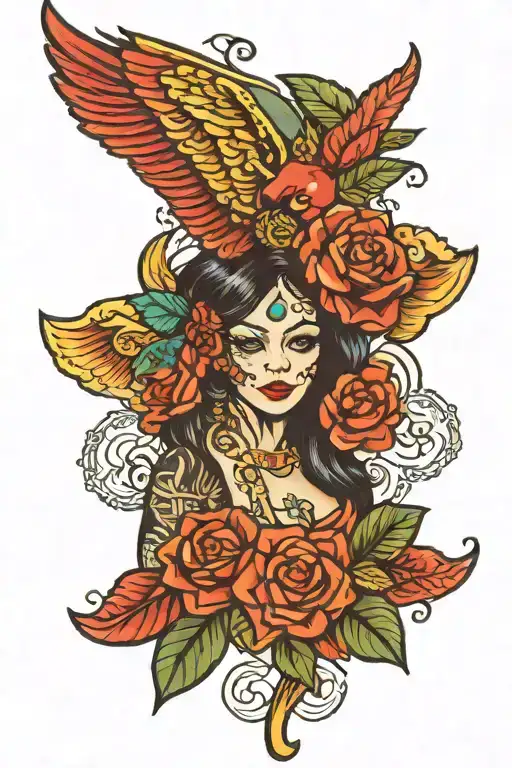 fimida and fortune tattoo design idea