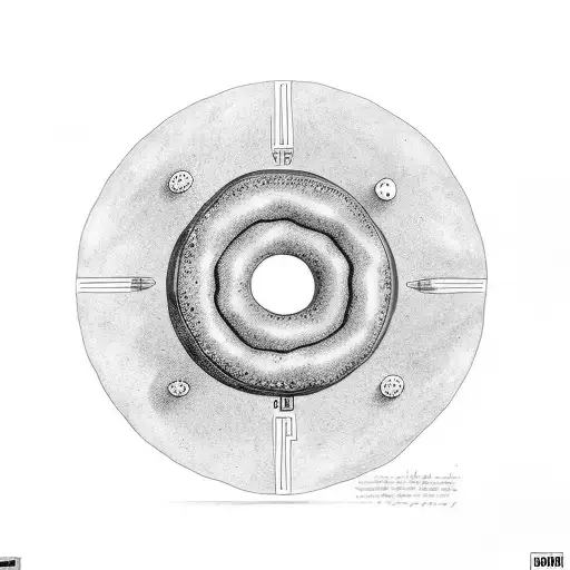 donut shaped ufo tattoo design idea