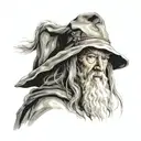 gandalf tattoo design idea