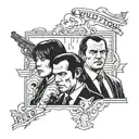 pulp fiction  tattoo design idea
