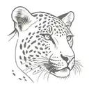 leopard tattoo tattoo design idea