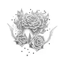 never give up tattoo design idea
