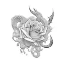 never give up tattoo design idea