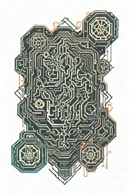 in the style of the inscription from the game death stranding tattoo design idea