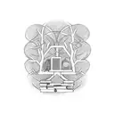 A family tree intertwined with a bookshelf, representing the importance of education and knowledge in the family tattoo design idea