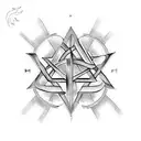 alchemy symbol tattoo design idea