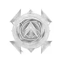 alchemy symbol tattoo design idea