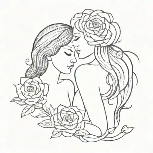 mother daughter matching tattoos tattoo design idea