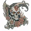 made in hell tattoo design idea