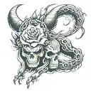 made in hell tattoo design idea