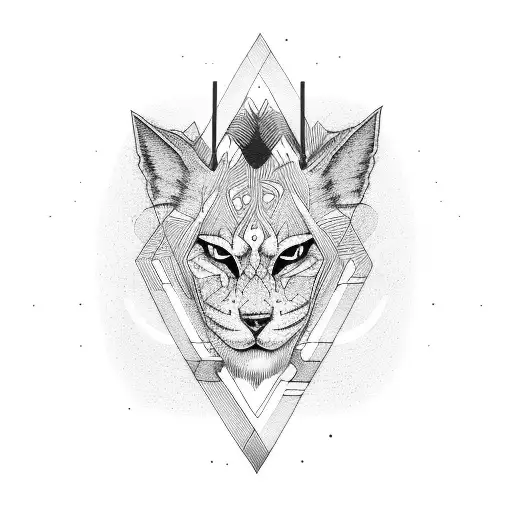 lines with arrows tattoo design idea