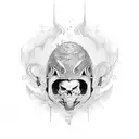 line tattoo design idea