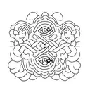 couple tattoo for people who love each other with avocado tattoo design idea