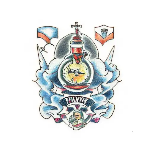 family Betty Sophia Roman Maria Paul Steffanie  tattoo design idea