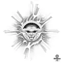 philippines sun tattoo design idea