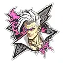 polnareff earring  tattoo design idea