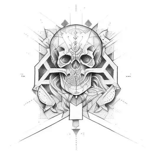 cross that doubles as a scale  tattoo design idea