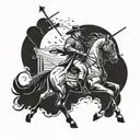 Paul Revere midnight ride tattoo design idea