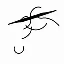 Godspeed written vertically tattoo design idea