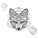 Fox tattoo design idea