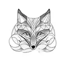 Fox tattoo design idea