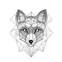 Fox tattoo design idea