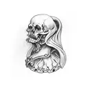 Renaissance theme for collar bone area tattoo design idea