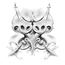 Renaissance theme for collar bone area tattoo design idea