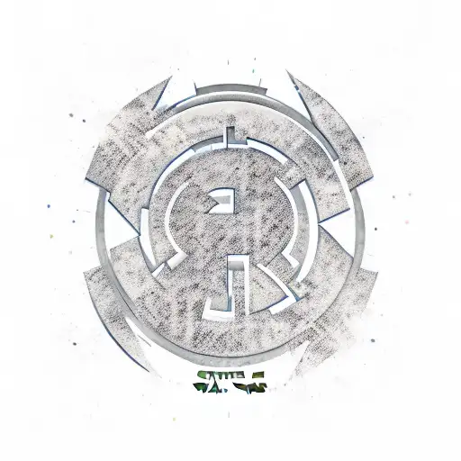 Letter C combined with a Star Wars logo tattoo design idea