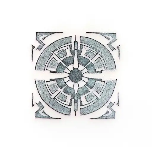 Star Wars logo combined with a C tattoo design idea