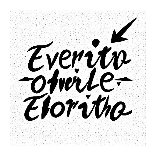 EVERLONG word tattoo design idea
