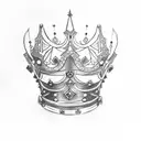 Queen's Crown tattoo design idea