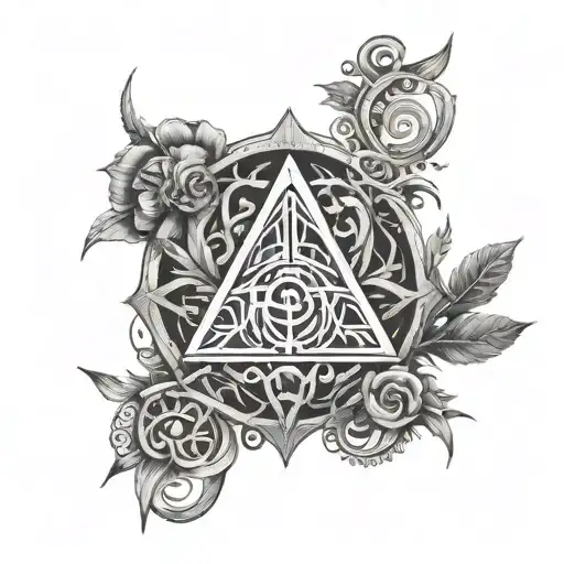 empath protection rune tattoo design idea
