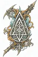 empath protection rune tattoo design idea