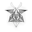 paper crane tattoo design idea