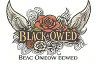 text: “Black Owned“ tattoo design idea