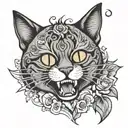 Remember that laughter prolongs life, and even if the cats are scratching your soul, try to find positive moments. tattoo design idea