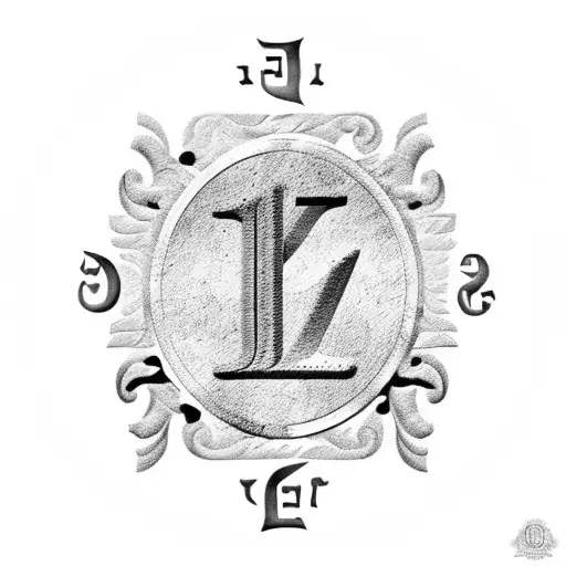 Roman numerals for 25 August 2004  tattoo design idea