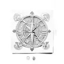 Roman numerals for 25 August 2004  tattoo design idea