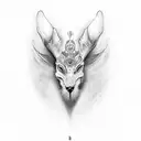 bússola com pai e filho e árvore genealógica  tattoo design idea