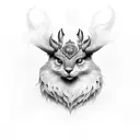 bússola com pai e filho e árvore genealógica  tattoo design idea