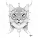 bússola com pai e filho e árvore genealógica  tattoo design idea