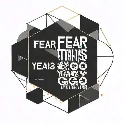 text that says "I fear this is when the years start to go by quickly" tattoo design idea