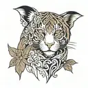 a collarbone tattoo symbolizing success, growth, wealth, calmness, humbleness, prosperity  tattoo design idea