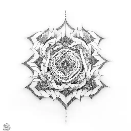 suminagashi tattoo design idea