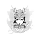 suminagashi tattoo design idea