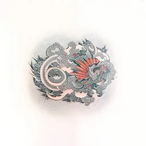 1000-7 tattoo design idea